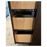 Black Three-Drawer Dresser