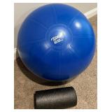 Fitness Gear 65 Cm Exercise Ball & Foam Roller