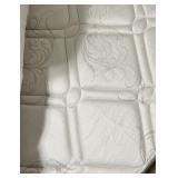 Room & Board King size Bed Frame with Storage Drawer, Mattress and Bedding included