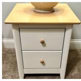 Nadeau Nightstand & Ceramic Table Lamp