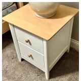 Nadeau Nightstand & Ceramic Table Lamp