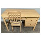 Nadeau Maple Desk & Chair Set