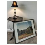 Andre Derain Framed Print, Lamp & Accent Table Mixed Lot