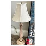 Framed Van Gogh Exhibit Poster, Floor Lamp & Table Lamp
