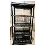 4-Shelf Plastic Storage Rack