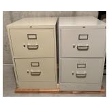 Metal 2-Drawer File Cabinets
