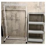 Closet Rack & 4-Shelf Storage Unit