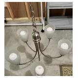 5-Light Brushed Nickel Chandelier