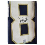 Tim Brown Autographed w/ COA Custom Notre Dame Stat Football Jersey
