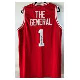 Bobby Knight Autographed w/ JSA COA Custom "The General" Indiana University Basketball Jersey