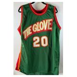 Gary Payton Autographed w/ JSA COA Custom "The Glove" Basketball Jersey