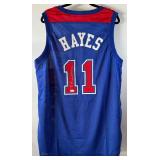 Elvin Hayes Autographed w/ JSA COA Washington Bulletts Basketball Jersey