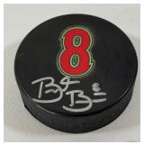 Brent Burns Autographed "8" Minnesota Wild Hockey Puck