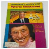 John Wooden Autographed 1972 Sports Illustrated Basketball Magazine