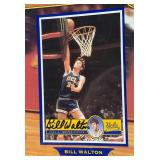John Wooden and Bill Walton Autographed w/ COA Card and Medallion UCLA Bruins Basketball Piece