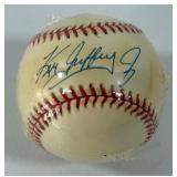 Ken Griffey Jr. Autographed Baseball Rawlings OALB Budig Ball w/ Case