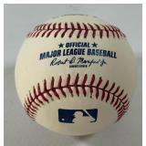 Richard Petty Autographed Baseball Rawlings OMLB Manfred Jr. Ball