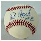 Lou Brock Autographed and Inscribed "HOF 85" Rawlings OMLB Manfred Jr. Baseball w/ Case