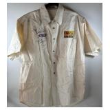 Richard Petty Autographed Petty Enterprises Cheerios Racing NASCAR Short Sleeved Polo Work Shirt