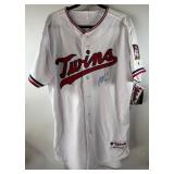 Joe Mauer Autographed NEW WITH TAGS Minnesota Twins MLB Authentic Baseball Jersey Size 44