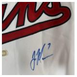 Joe Mauer Autographed NEW WITH TAGS Minnesota Twins MLB Authentic Baseball Jersey Size 44