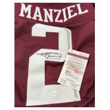 Johnny Manziel Autographed w/ JSA COA Texas A&M Football Jersey