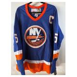 Dennis Potvin Autographed w/ HOS Inscriptions NEW WITH TAGS CCM New York Islanders Hockey Jersey Size 52