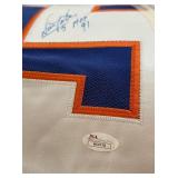 Dennis Potvin Autographed w/ HOS Inscriptions NEW WITH TAGS CCM New York Islanders Hockey Jersey Size 52