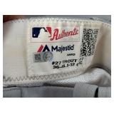 Mike Trout GAME-WORN Baseball Pants w/ MLB COA #JD554755 Angels Club Authentication Majestic Authentic Collection - Nice wear!