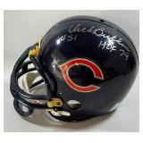 Dick Butkus Autographed Full Sized Chicago Bears Riddell Football Helmet Inscribed "HOF 79"