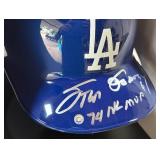 Steve Garvey Autographed w/ MLB Authentication Full Sized Rawlings Los Angeles Dodgers Baseball Helmet Inscribed "74 NL MVP"