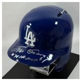 Steve Garvey Autographed w/ MLB Authentication Full Sized Rawlings Los Angeles Dodgers Baseball Helmet Inscribed "74 NL MVP"