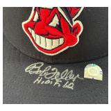 Bob Feller Autographed w/ MLB Authentication Cleveland Indians New Era MLB Authentic Baseball Hat Inscribed "HOF 62" w/ Case