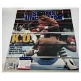 Mike Tyson Autographed w/ PSA DNA COA Sports Illustrated Boxing Photo / Poster
