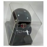 Rod Carew Autographed Minnesota Twins Baseball Mini Helmet w/ Case