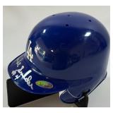 Duke Snider Autographed w/ Tristar COA Los Angeles Dodgers Baseball Mini Helmet w/ Case