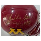Bobby Bell Autographed and Inscribed "HOF 83" University of Minnesota Football Mini Helmet