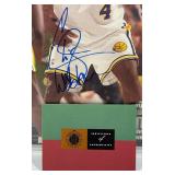 Chris Webber Autographed Upper Deck Authentic COA Basketball Photo Card
