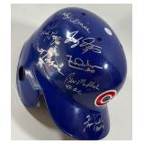 Chicago Cubs Autographed Batting Helmet w/ 13 Signatures - Fergie Jenkins, Bill Madlock, Jerome Walton, Andy Pafko - Baseball