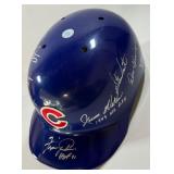 Chicago Cubs Autographed Batting Helmet w/ 13 Signatures - Fergie Jenkins, Bill Madlock, Jerome Walton, Andy Pafko - Baseball