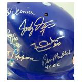 Chicago Cubs Autographed Batting Helmet w/ 13 Signatures - Fergie Jenkins, Bill Madlock, Jerome Walton, Andy Pafko - Baseball