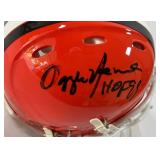 Ozzie Newsome Autographed and Inscribed "HOF 93" Cleveland Browns Limited Edition Mini Football Helmet