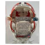 Ozzie Newsome Autographed and Inscribed "HOF 93" Cleveland Browns Limited Edition Mini Football Helmet