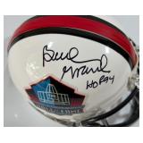 Bud Grant Autographed and Inscribed "HOF 94" NFL Pro Football Hall of Fame Mini Helmet - Minnesota Vikings