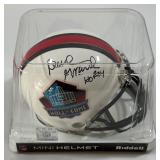 Bud Grant Autographed and Inscribed "HOF 94" NFL Pro Football Hall of Fame Mini Helmet - Minnesota Vikings