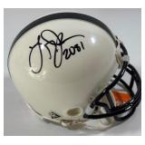 Larry Johnson Autographed Penn State University Mini Football Helmet w/ Case and Card