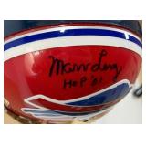 Marv Levy Autographed 2x Buffalo Bills Mini Football Helmet