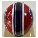 Marv Levy Autographed 2x Buffalo Bills Mini Football Helmet