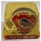 Marv Levy Autographed 2x Buffalo Bills Mini Football Helmet