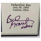 Bud Grant Autographed Hall of Fam Induction Day Photo - Minnesota Vikings